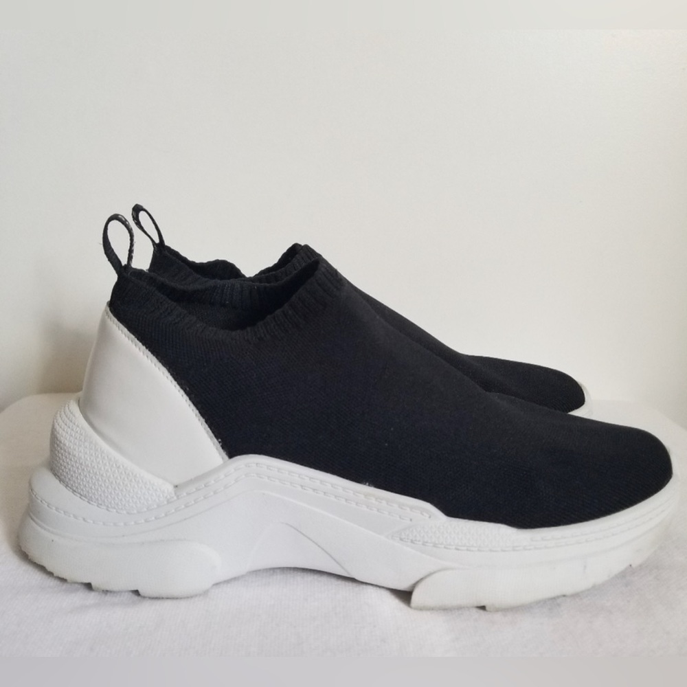 SCHUTZ black sock sneakers - size 8
